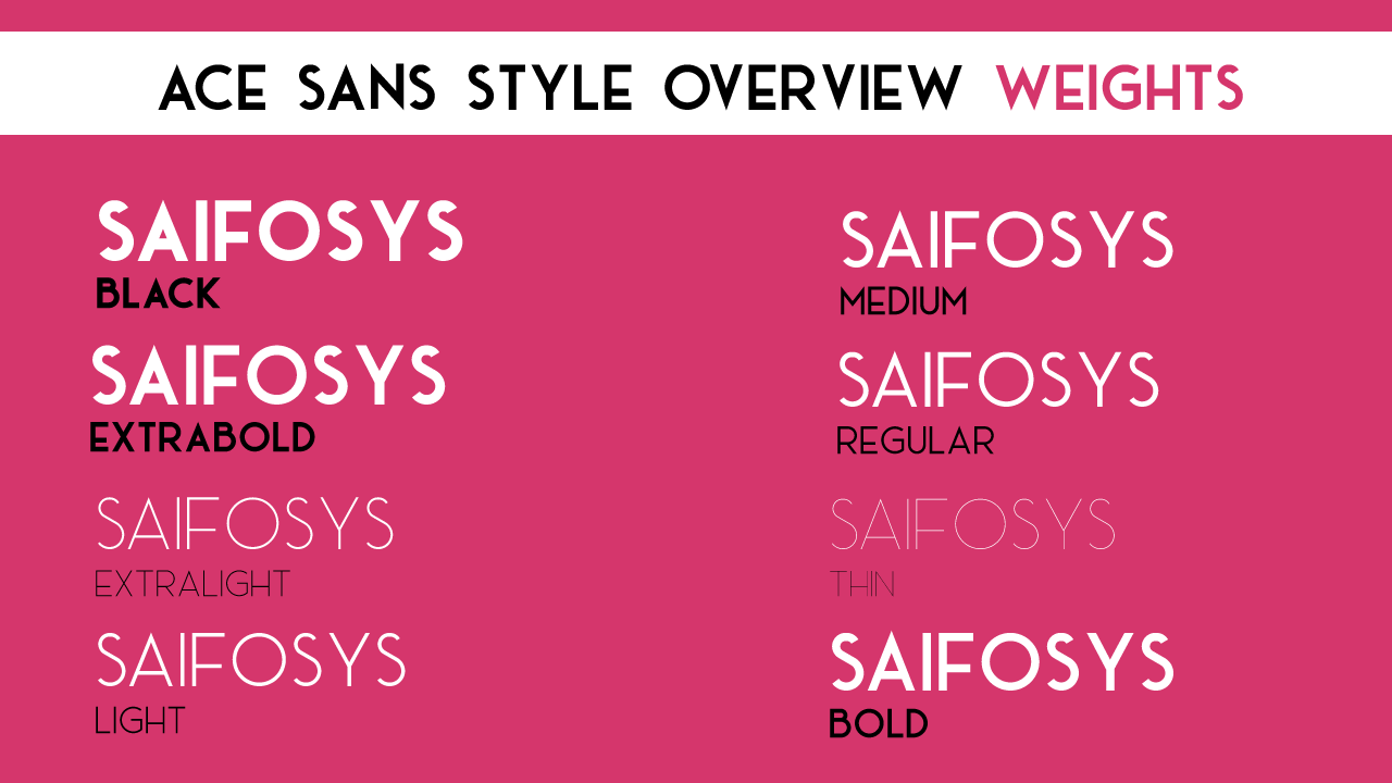 Ace Sans Font for digital products