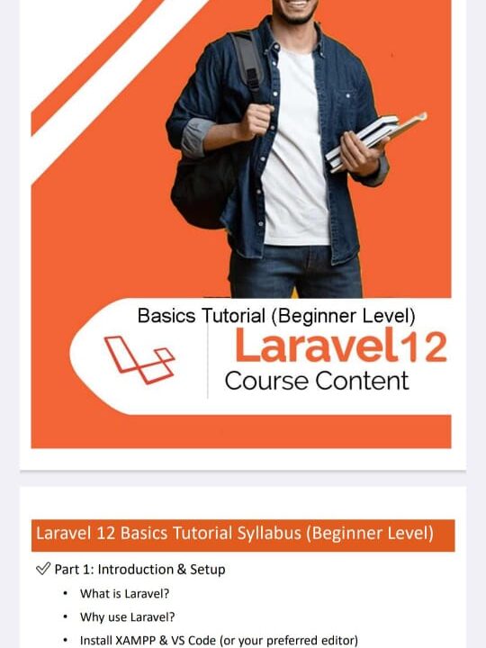 laravel 12 course for beginners